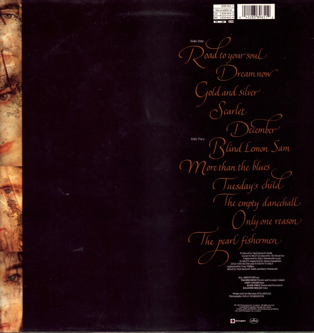 All About Eve - Scarlet And Other Stories - Lp