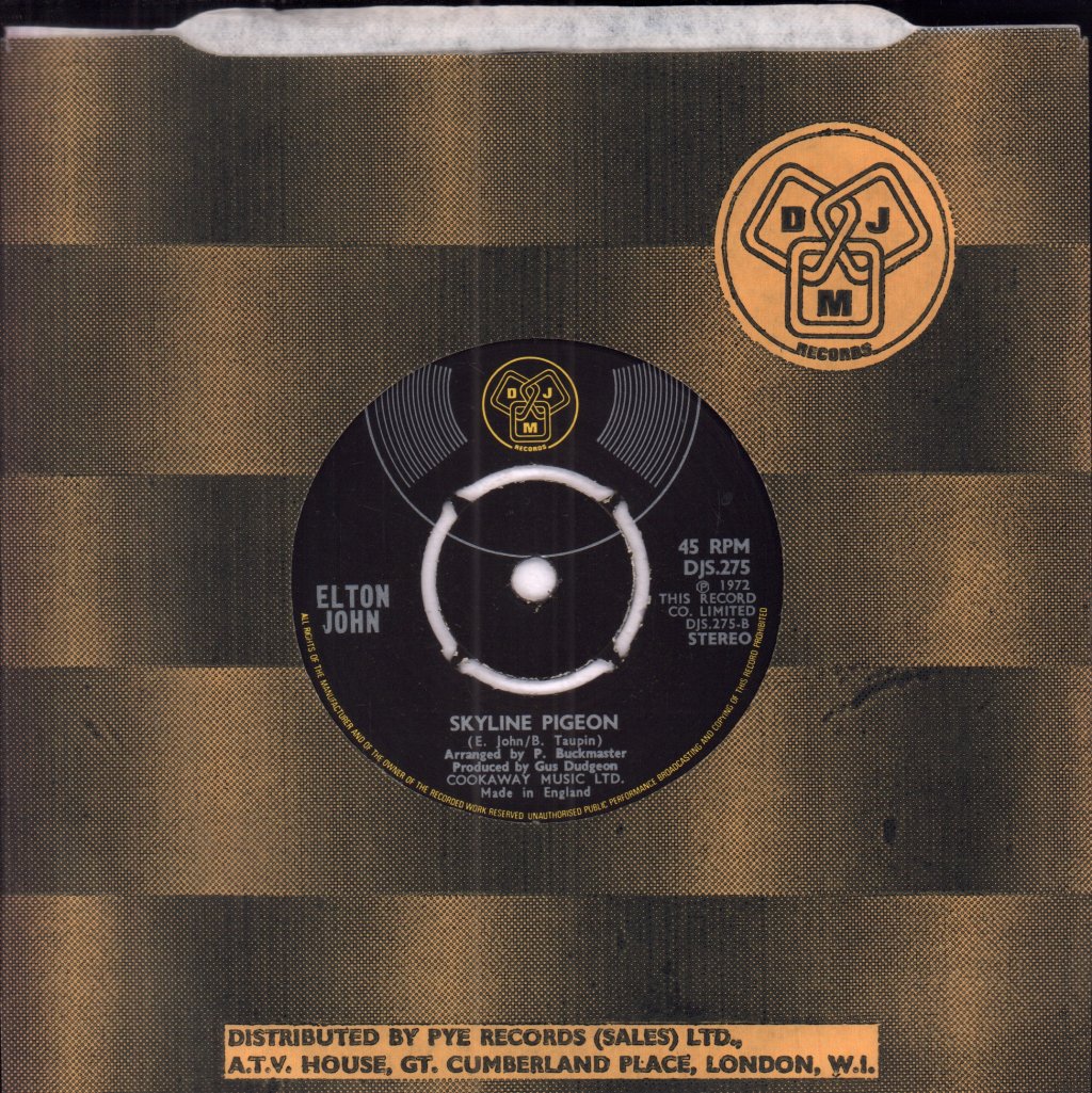 Elton John - Daniel - 7 Inch