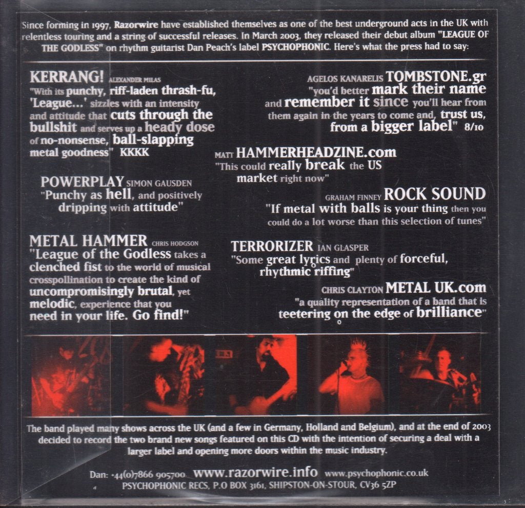 razorwire - promo 2004 - Cdr
