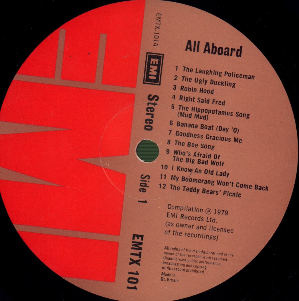 Various Artists - All Aboard! 24 Original All-Time Children's Favourites - Lp