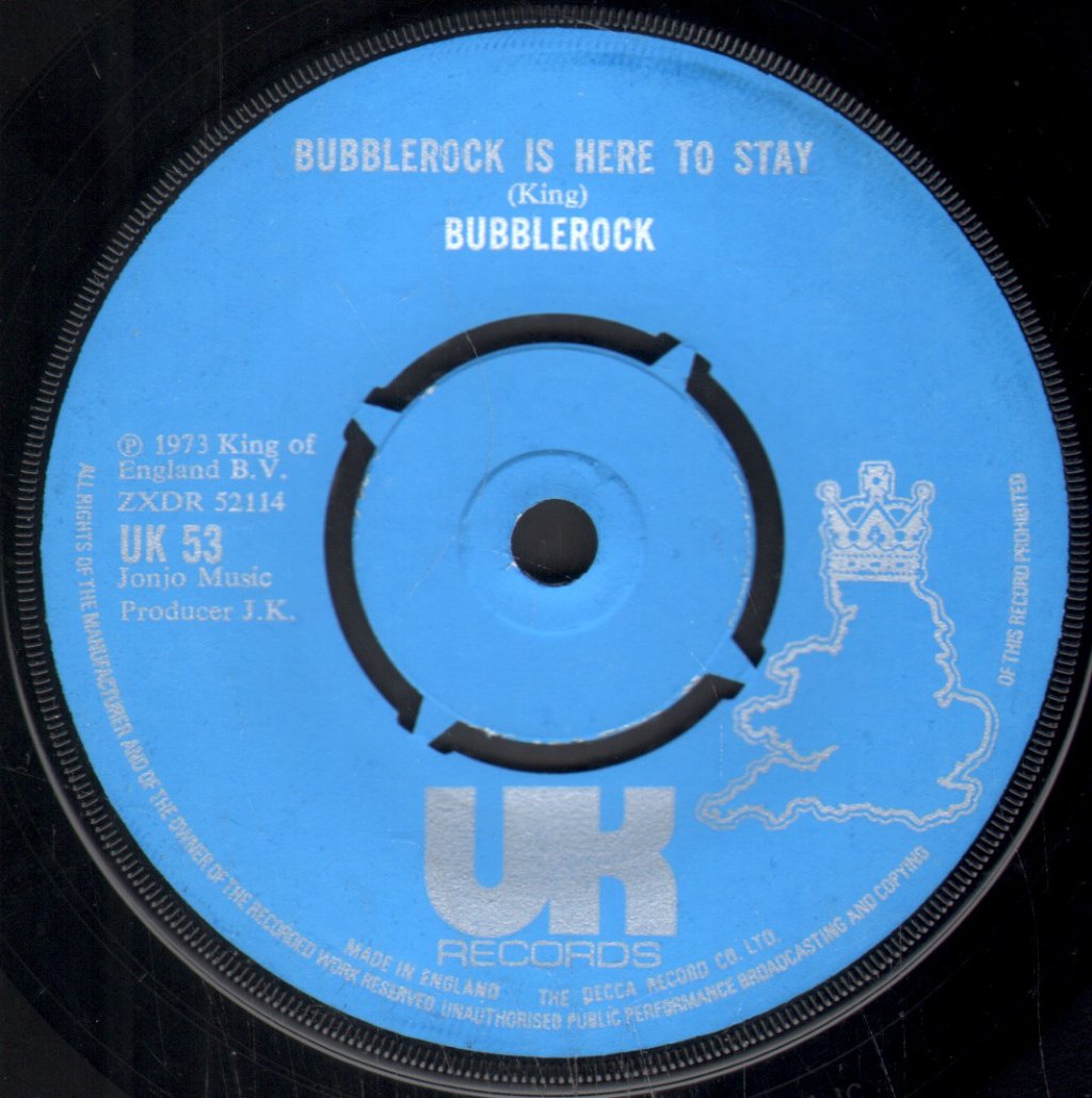 Bubblerock - I Can't Get No Satisfaction - 7 Inch