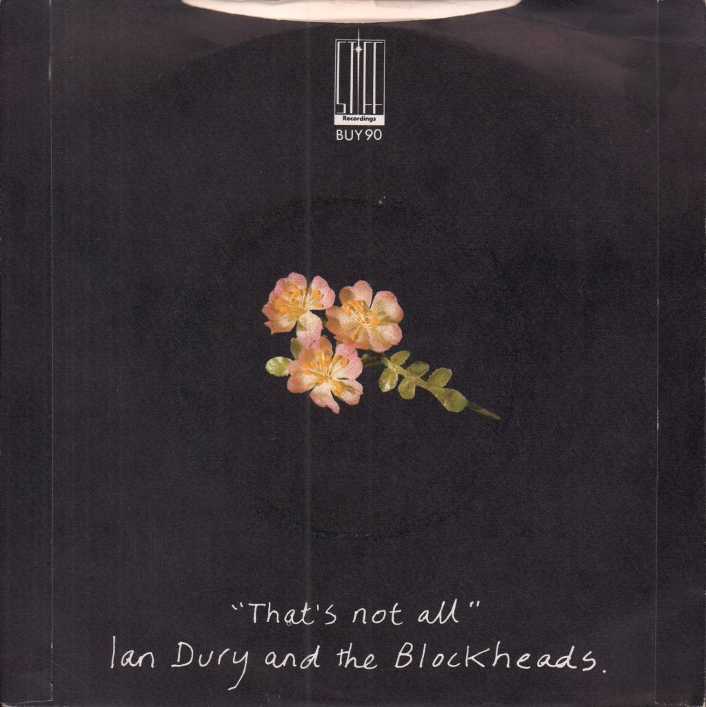Ian Dury And The Blockheads - I Want To Be Straight - 7 Inch
