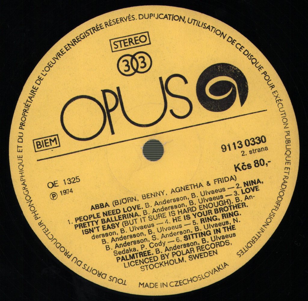 ABBA - ABBA /Björn, Benny, Agnetha & Frida/ - Lp