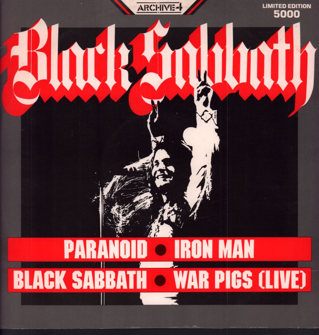 Black Sabbath - Paranoid - 12 Inch