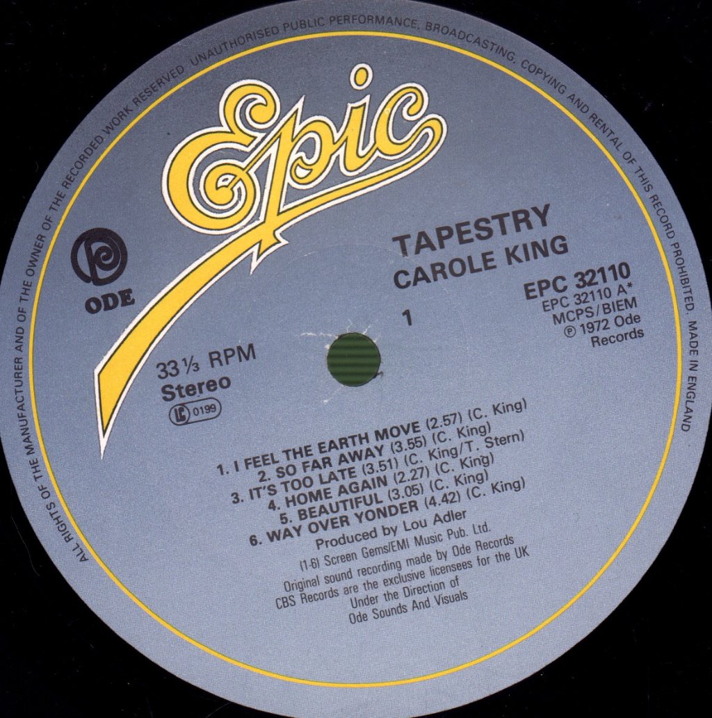 Carole King - Tapestry - Lp