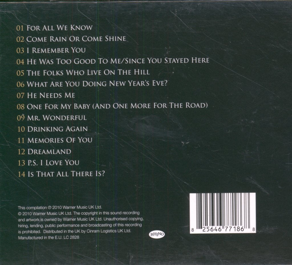 Bette Midler - Memories Of You - Cd