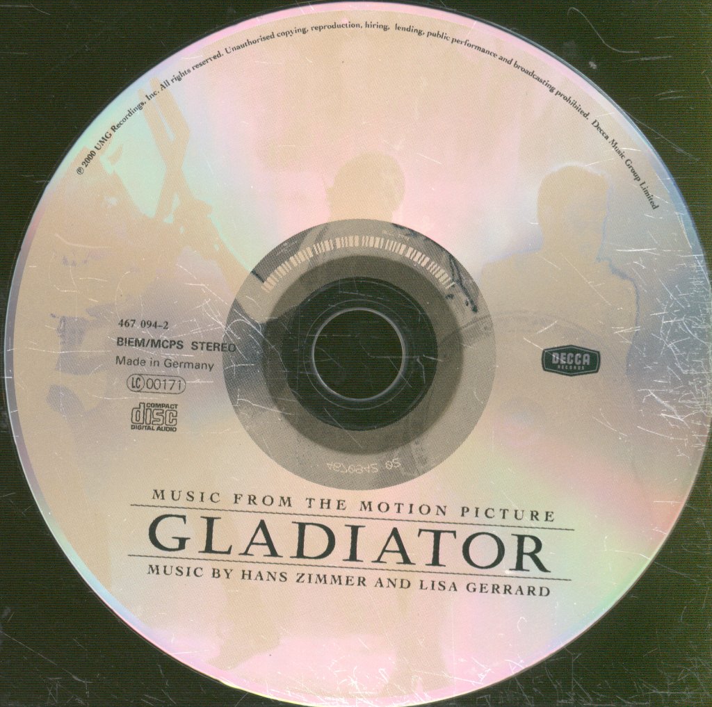 Hans Zimmer - Gladiator (Music From The Motion Picture) - Cd