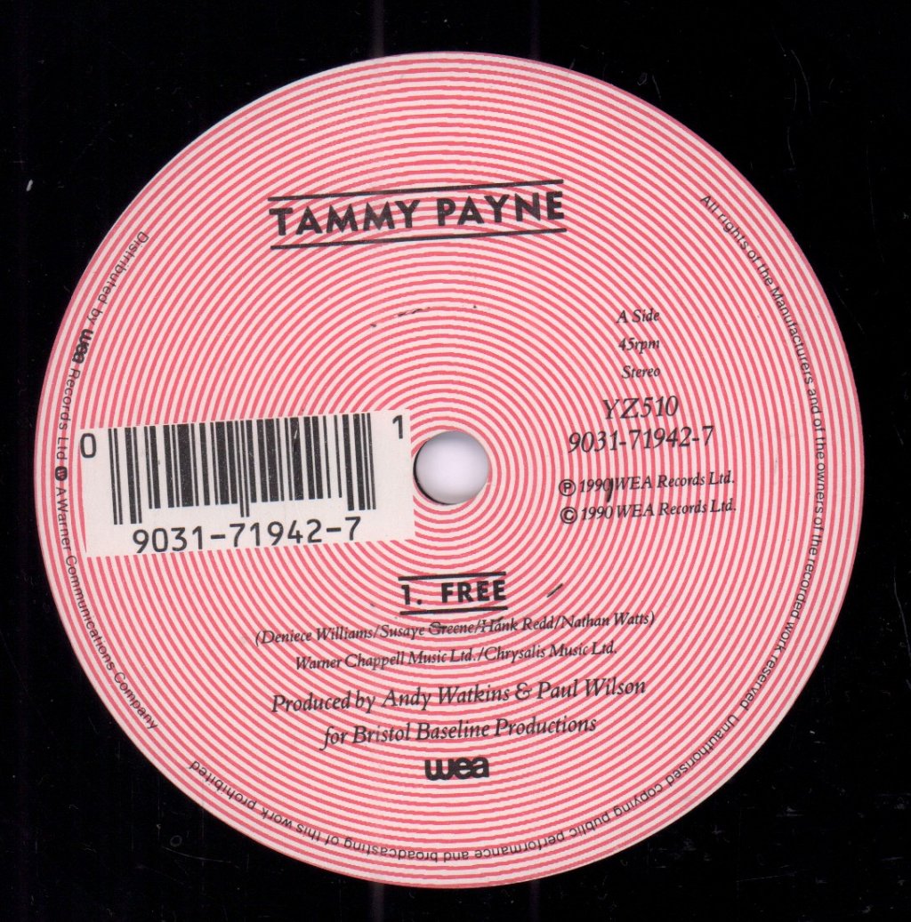 Tammy Payne - Free - 7 Inch
