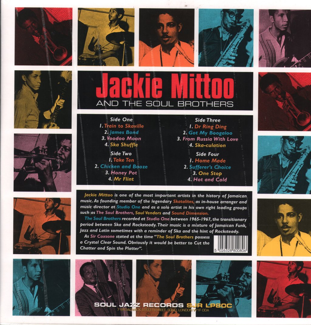 Jackie Mittoo and the Soul Brothers - Last Train To Skaville - Double Lp