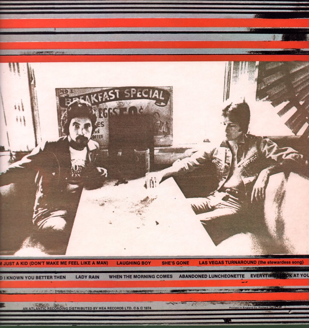 Hall And Oates - Abandoned Luncheonette - Lp