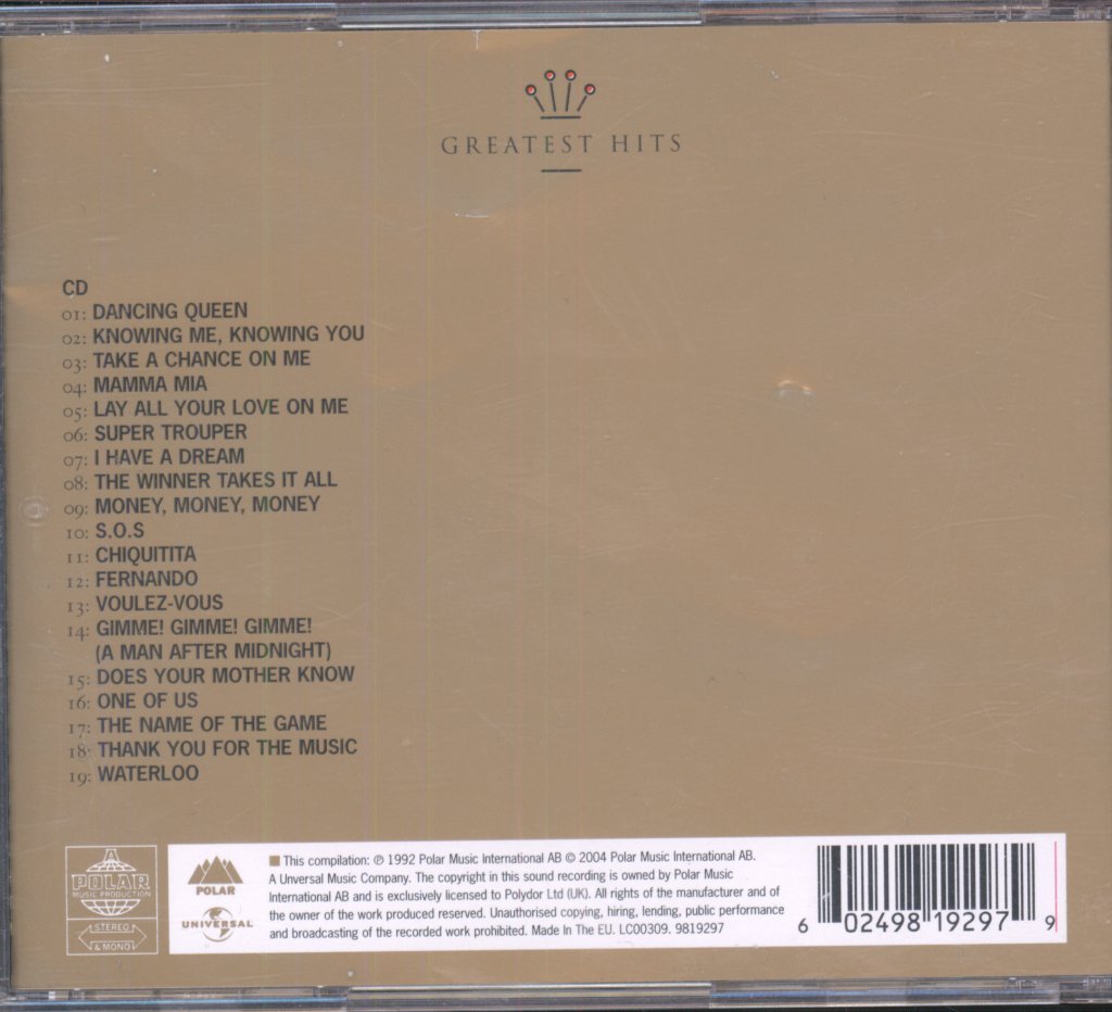 ABBA - Gold - Cd