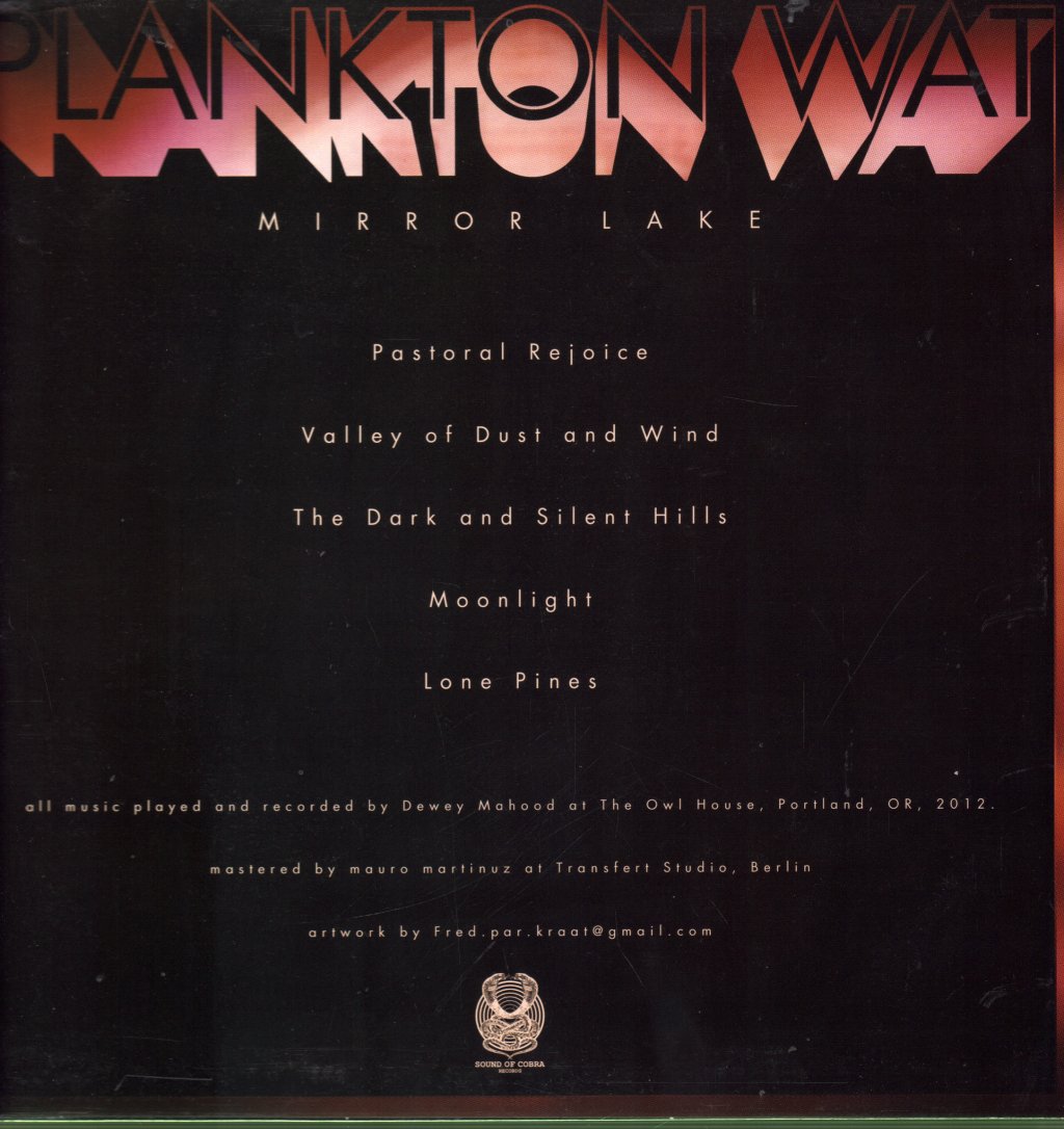 Plankton Wat - Mirror Lake - 12 Inch