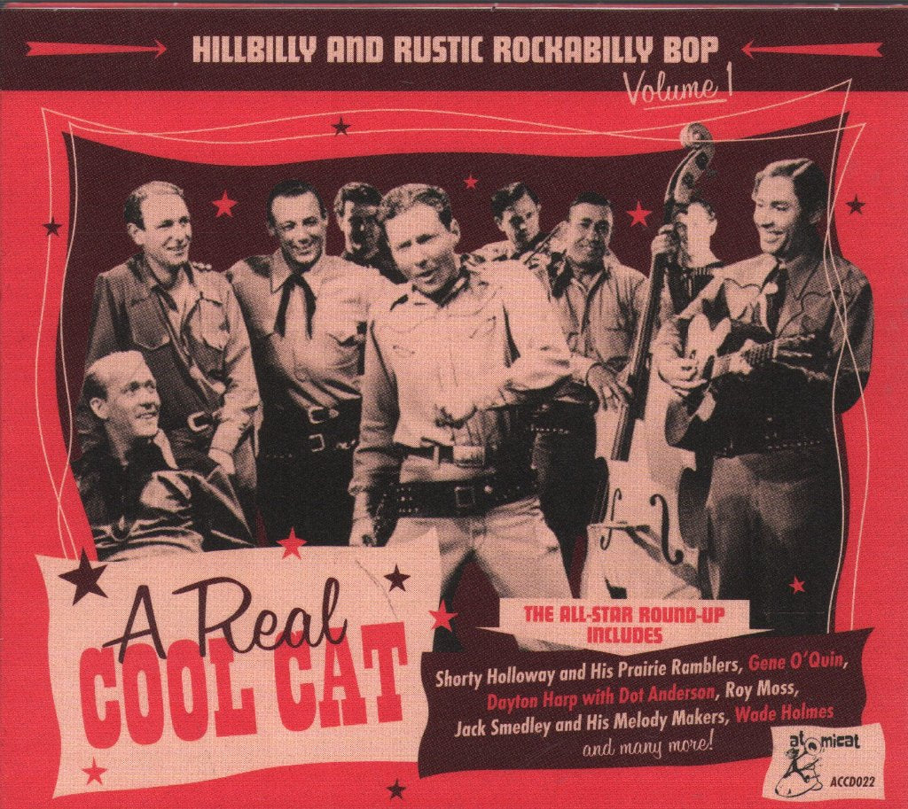 Various Artists - A Real Cool Cat (Hillbilly & Rustic Rockabilly Bop Vol 1) - Cd