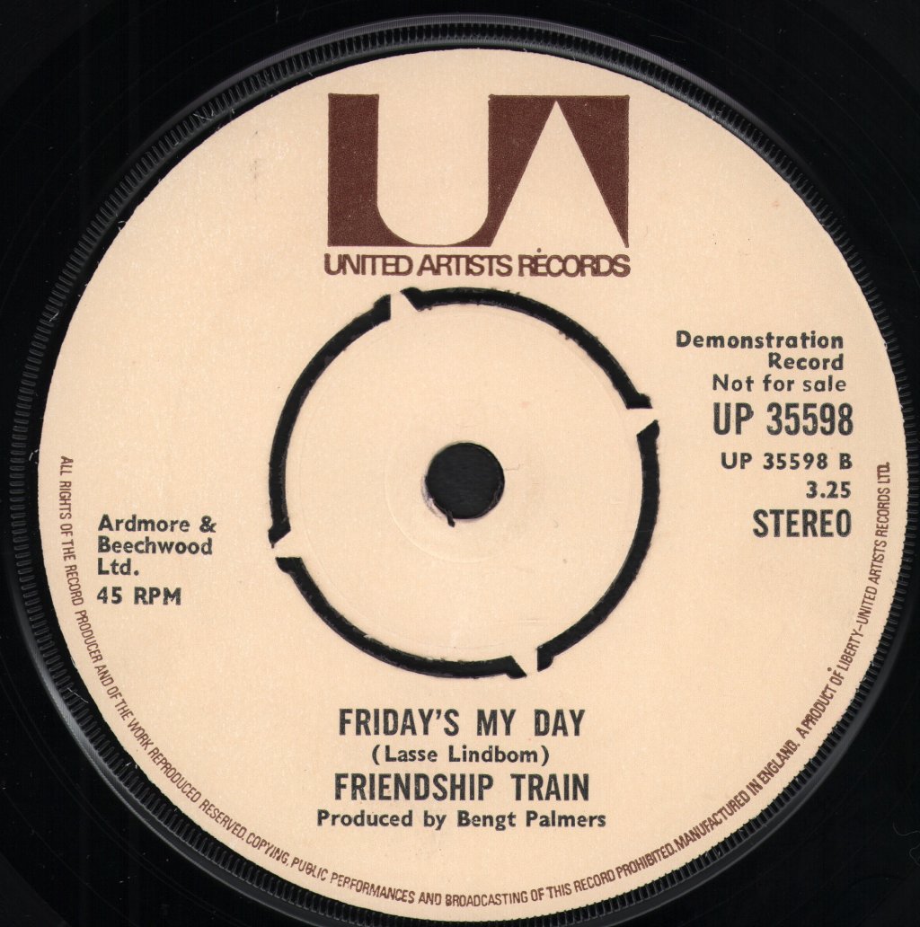 Friendship Train - Traveller In My Songs - 7 Inch