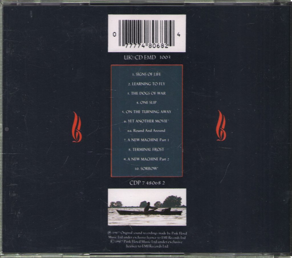 Pink Floyd - A Momentary Lapse Of Reason - Cd