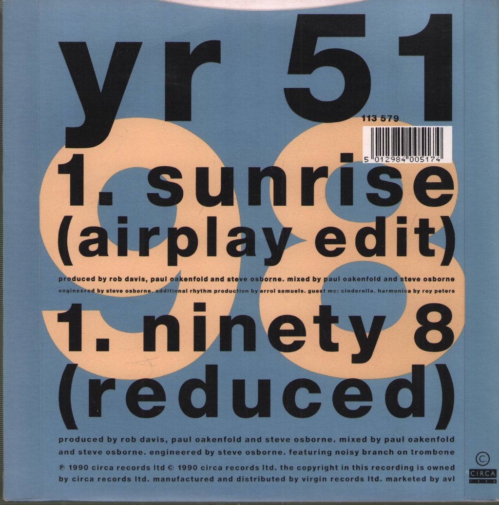Movement 98 Featuring Carroll Thompson - Sunrise - 7 Inch