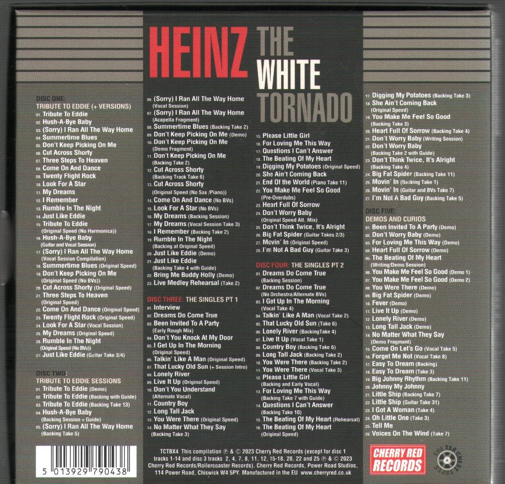 Heinz - White Tornado (The Holloway Road Sessions 1963-1966) - Cd Set