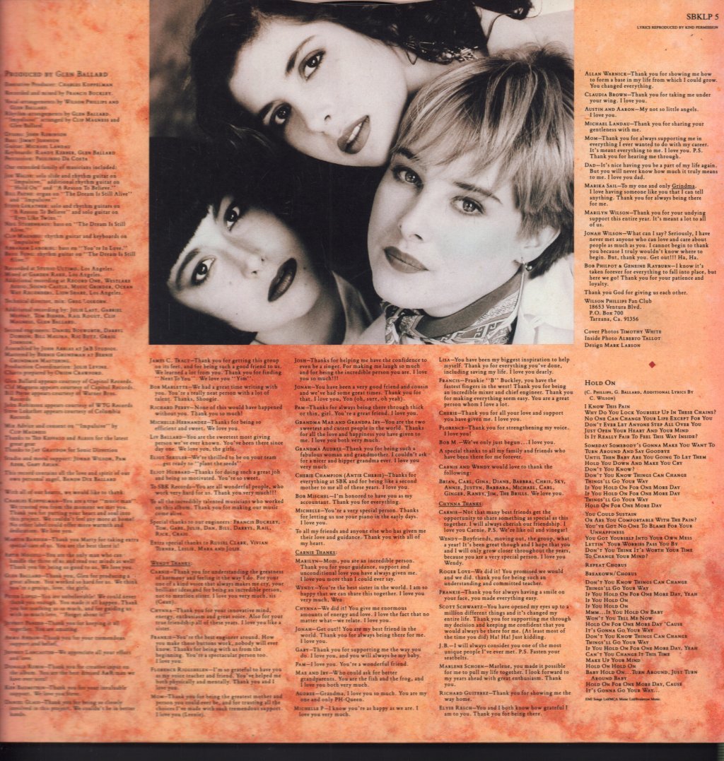 Wilson Phillips - Wilson Phillips - Lp