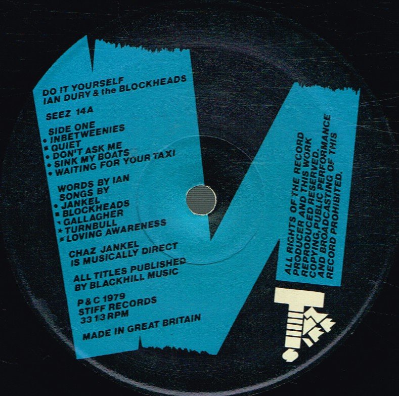 Ian Dury And The Blockheads - Do It Yourself - Lp