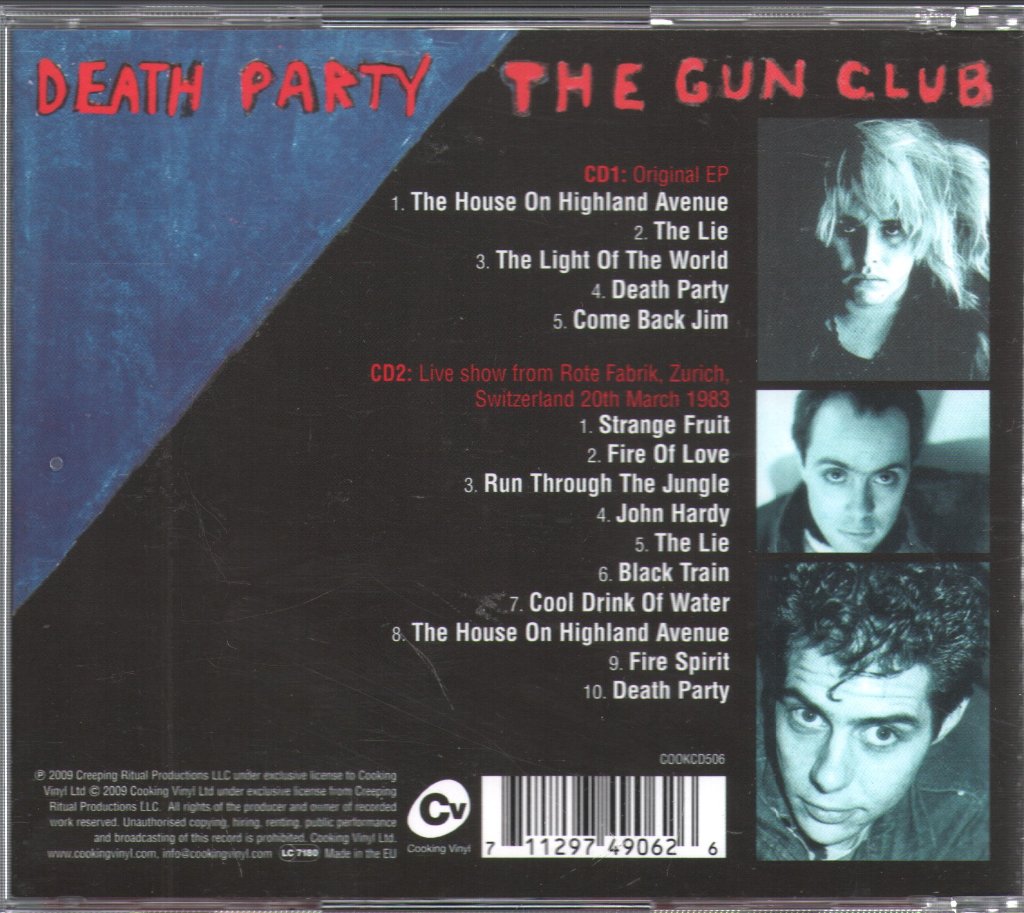 Gun Club - Death Party - Cd