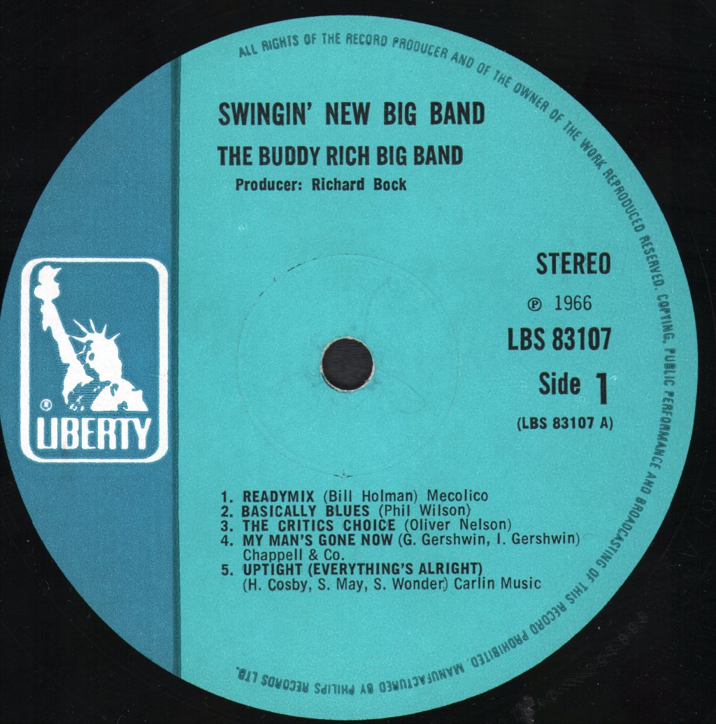 Buddy Rich Big Band - Swingin' New - Lp