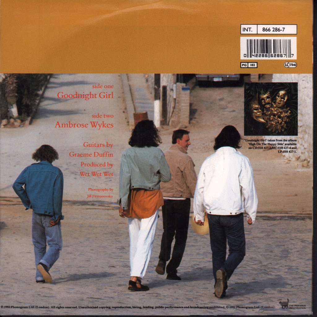 Wet Wet Wet - Goodnight Girl - 7 Inch