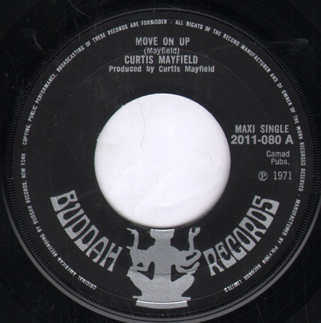 Curtis Mayfield - Move On Up - 7 Inch