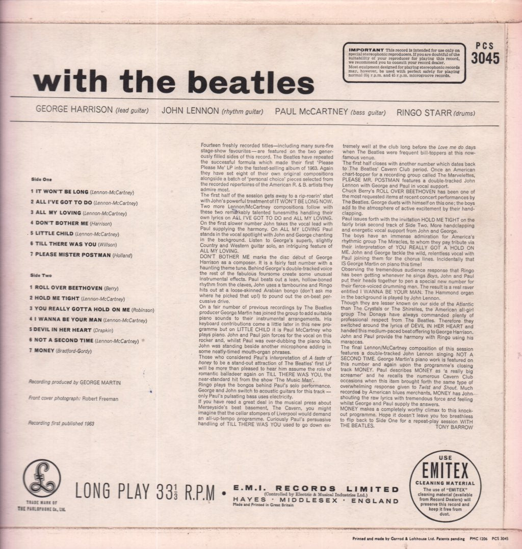 Beatles - With The - Lp