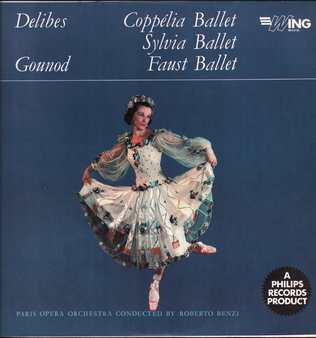 Paris Opera Orchestra / Roberto Benzi - Delibes - Coppélia Ballet / Sylvia Ballet / Gounod - Faust Ballet - Lp