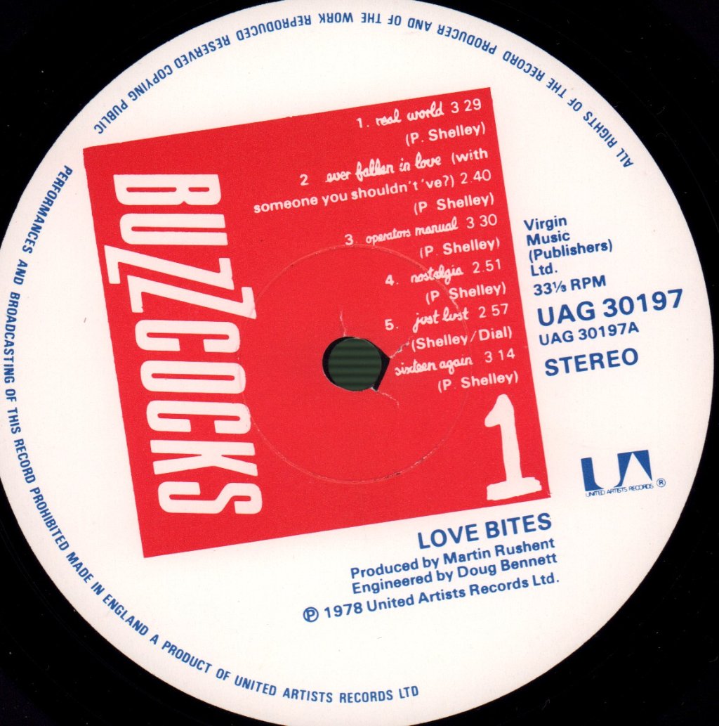 Buzzcocks - Love Bites - Lp