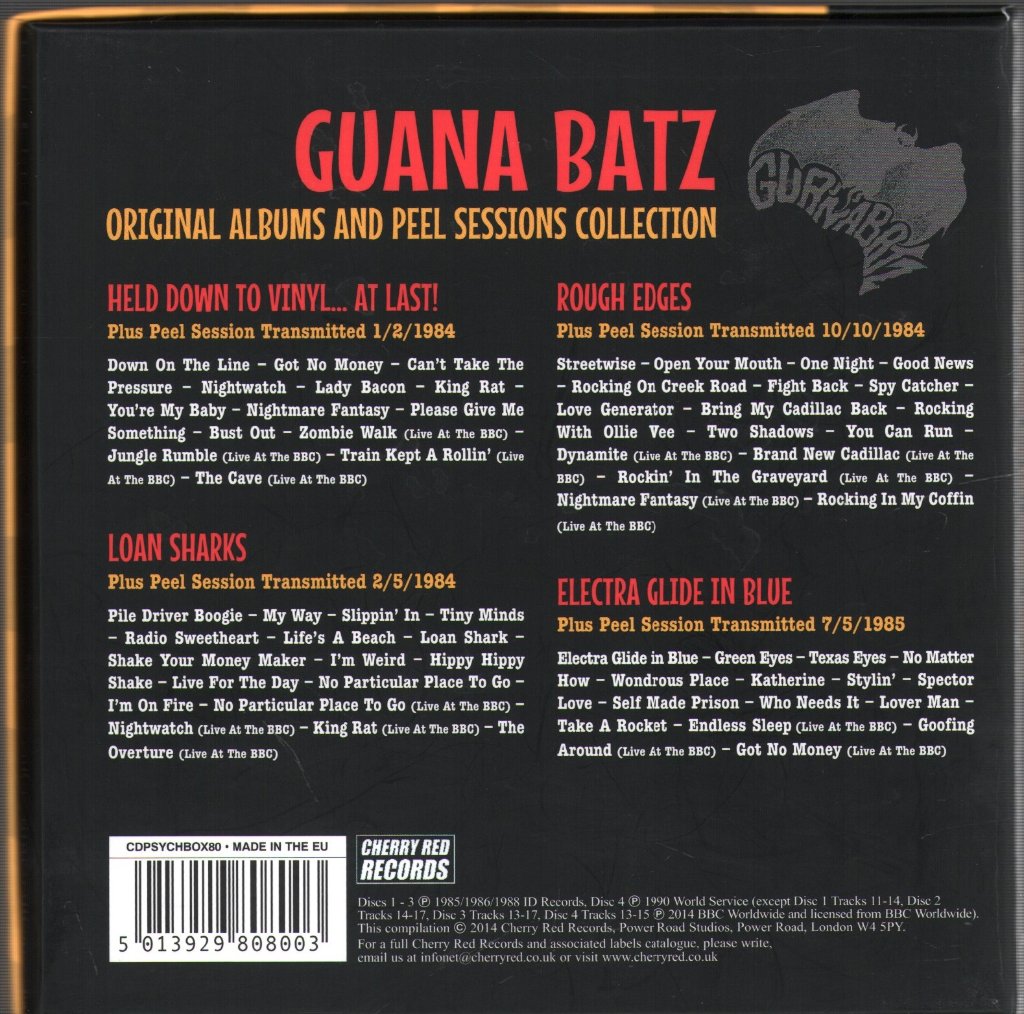 Guana Batz - Original Albums And Peel Sessions Collection - Cd Set