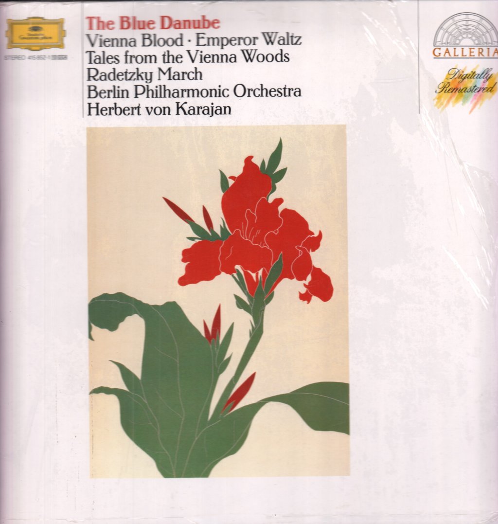 Herbert Von Karajan / Berliner Philharmoniker - Strauss waltzes polkas marches - Lp