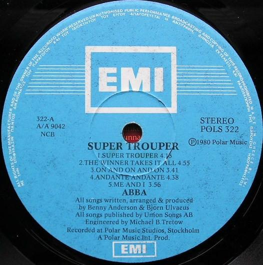 ABBA - Super Trouper - Lp