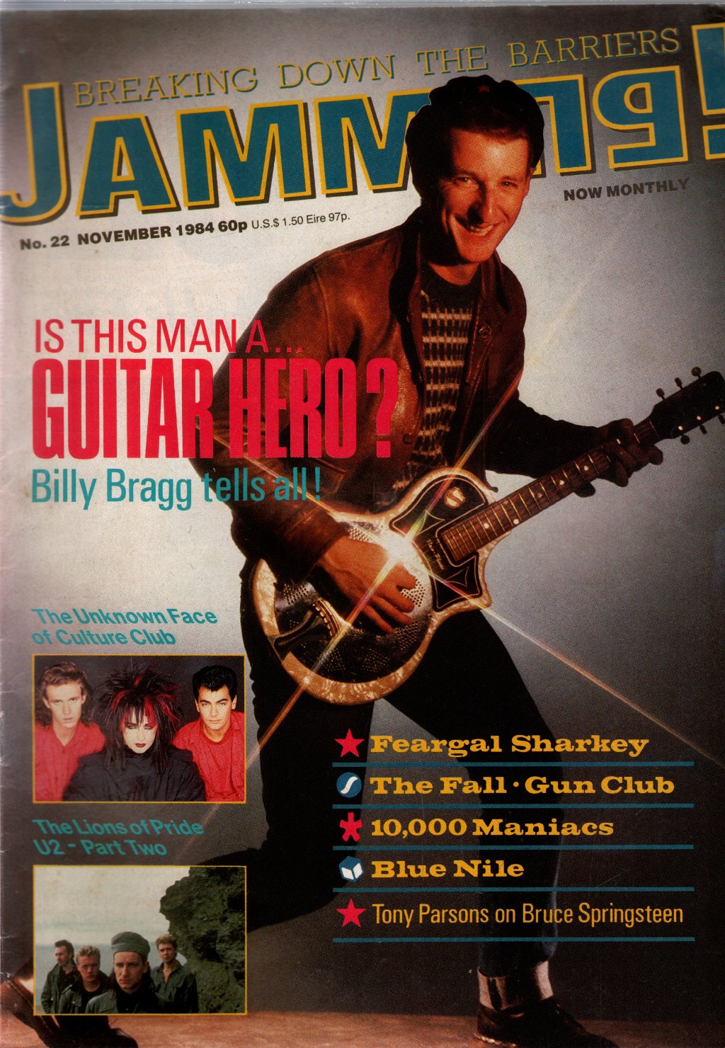 Billy Bragg - Jamming No.22 November 1984 - Magazine