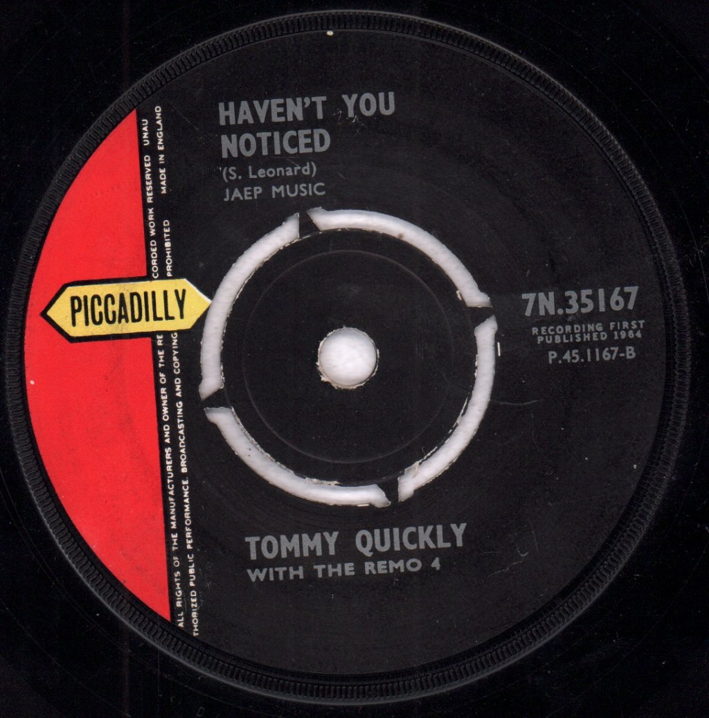 Tommy Quickly And The Remo 4 - Prove It - 7 Inch