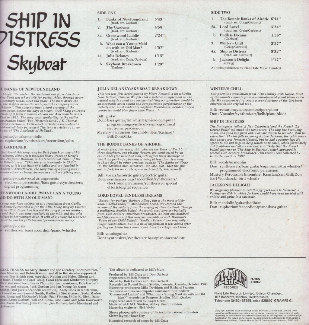Skyboat - Ship In Distress - Lp