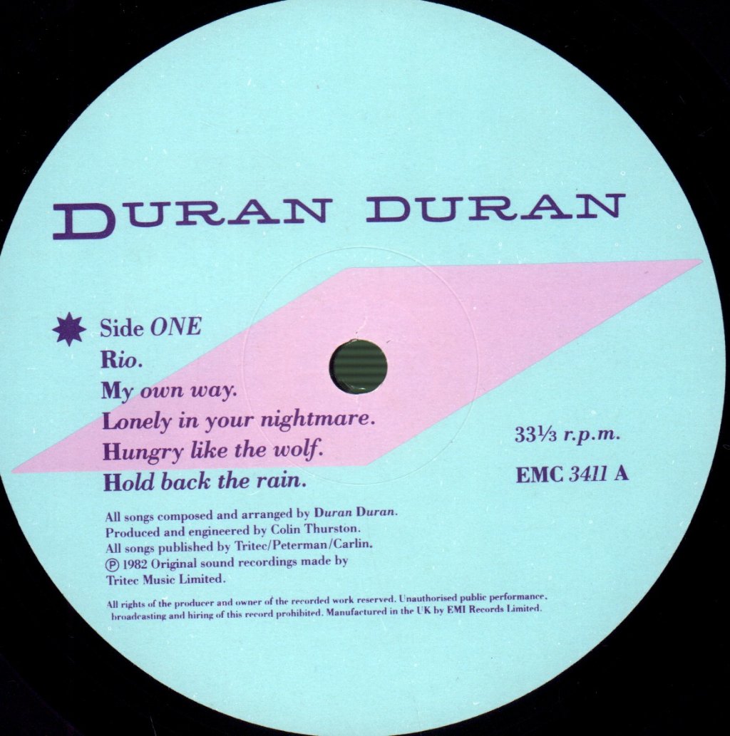 Duran Duran - Rio - Lp