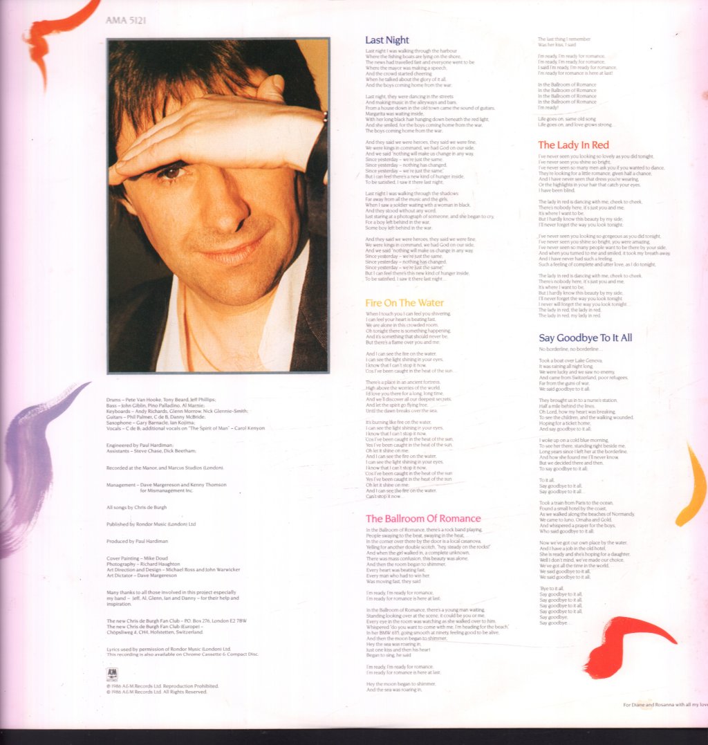 Chris De Burgh - Into The Light - Lp