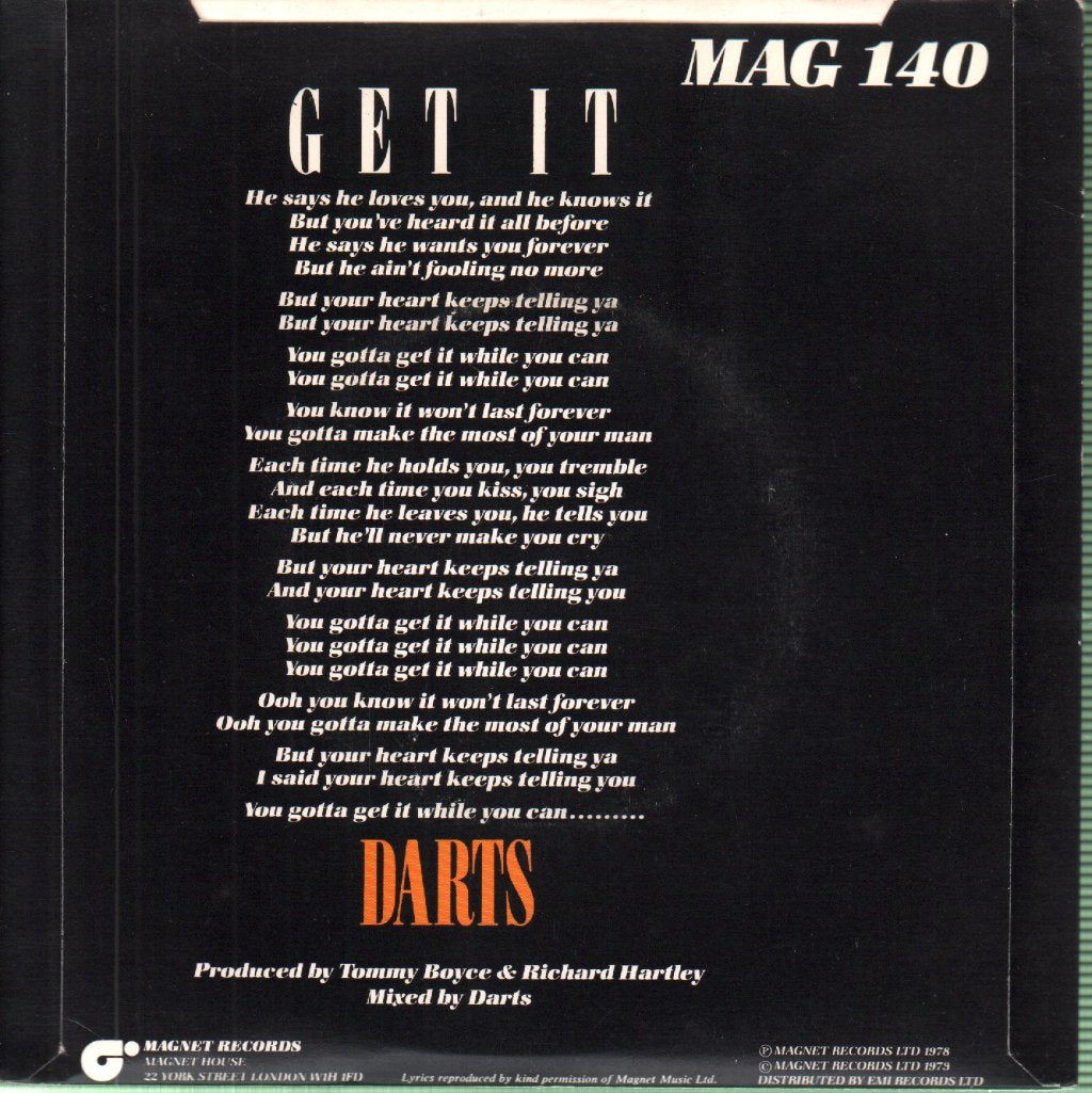 Darts - Get It - 7 Inch