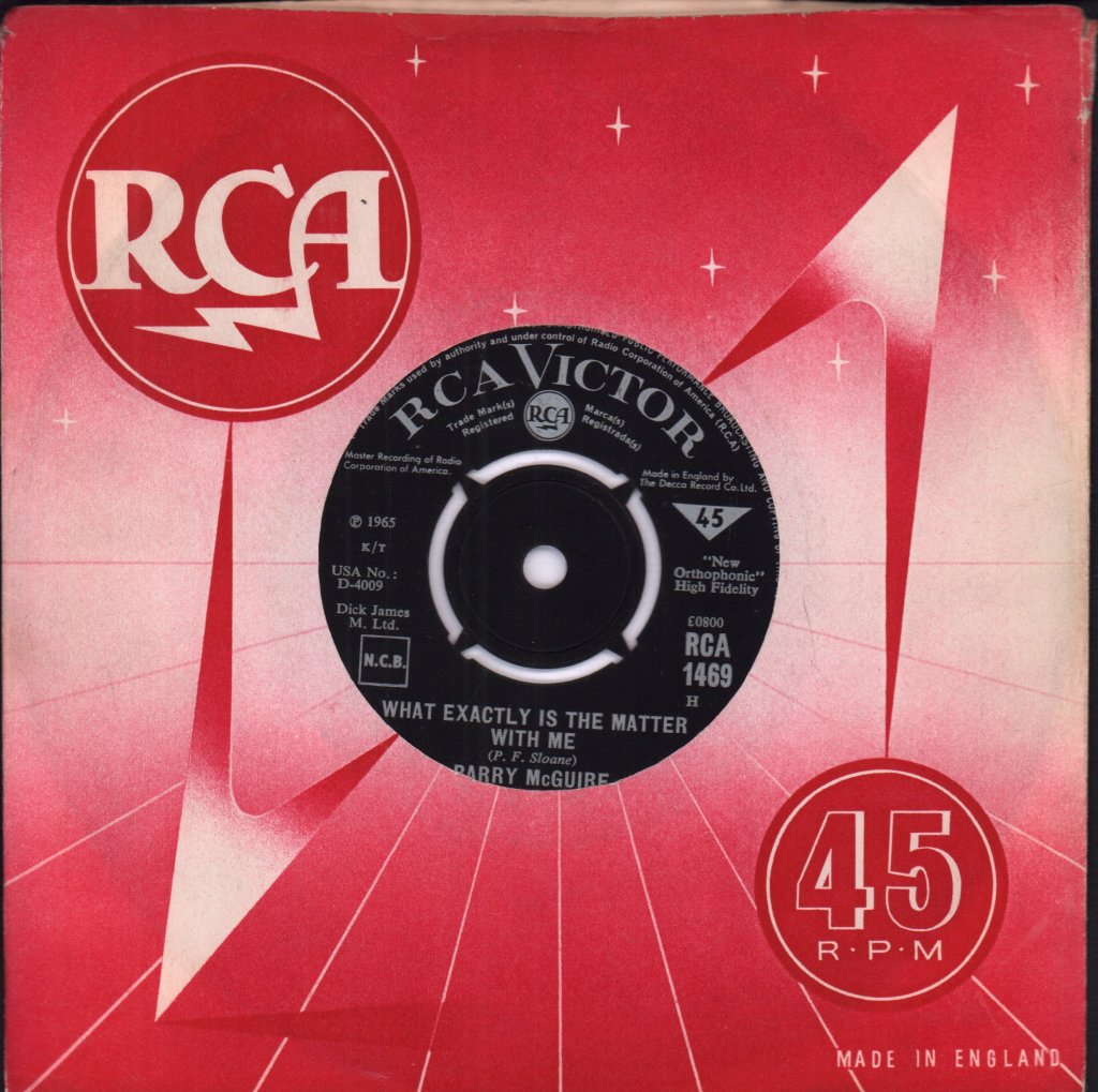 Barry McGuire - Eve Of Destruction - 7 Inch