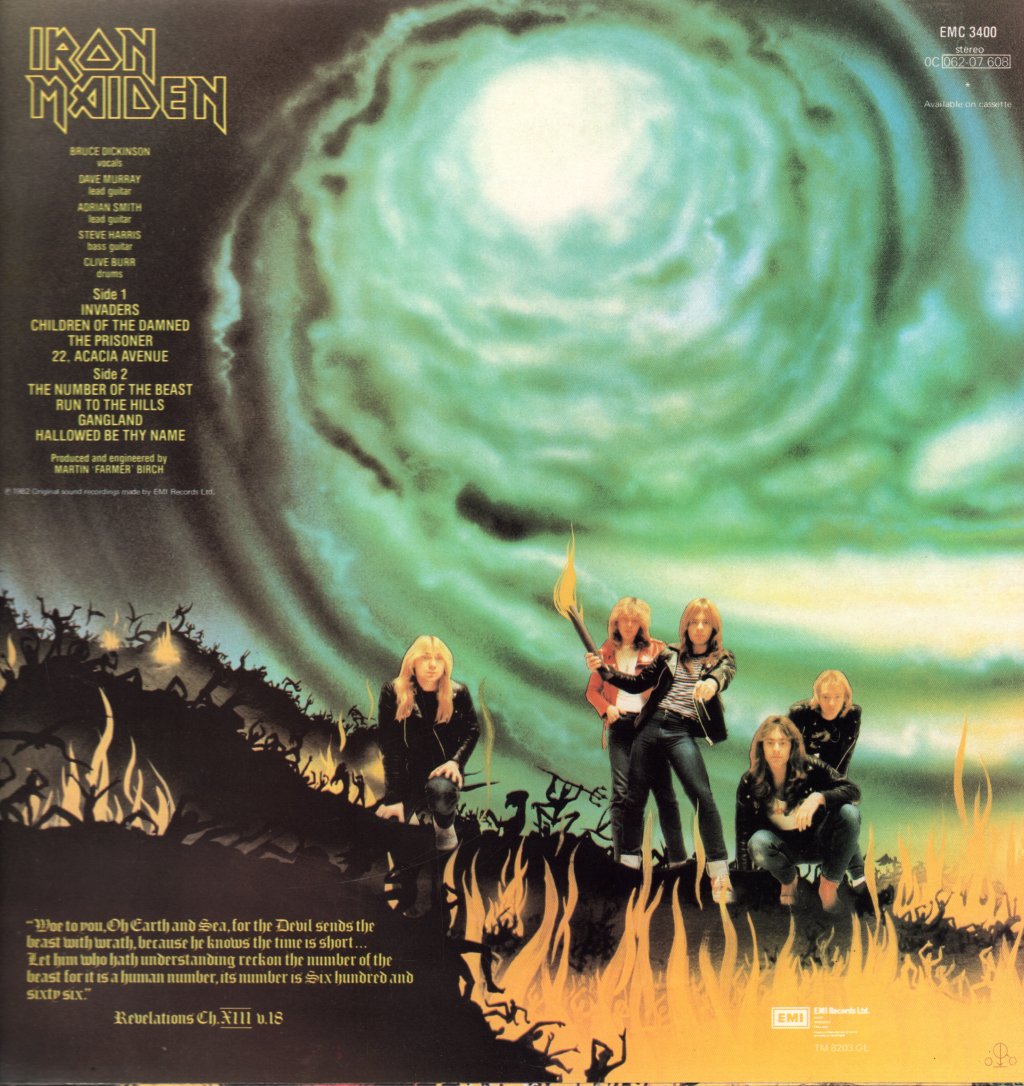 Iron Maiden - Number Of The Beast - Lp