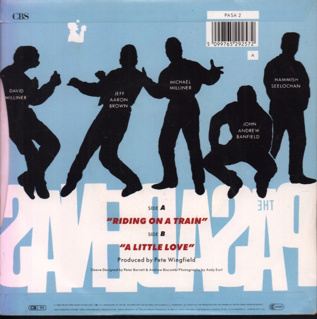 Pasadenas - Riding On A Train - 7 Inch