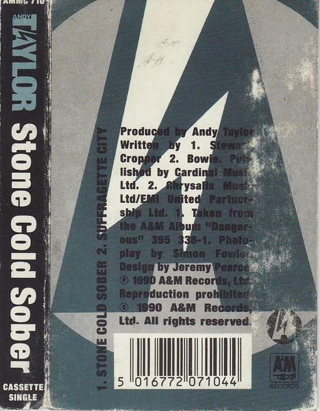 Andy Taylor (Duran Duran) - Stone Cold Sober - Cassette