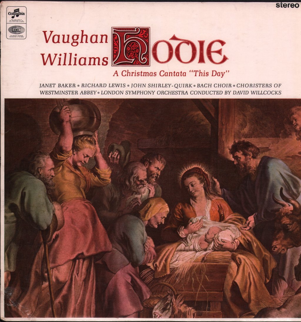 Janet Baker / Richard Lewis / John Shirley-Quirk / David Willcocks - Vaughan Williams - Hodie - A Christmas Cantata - Lp