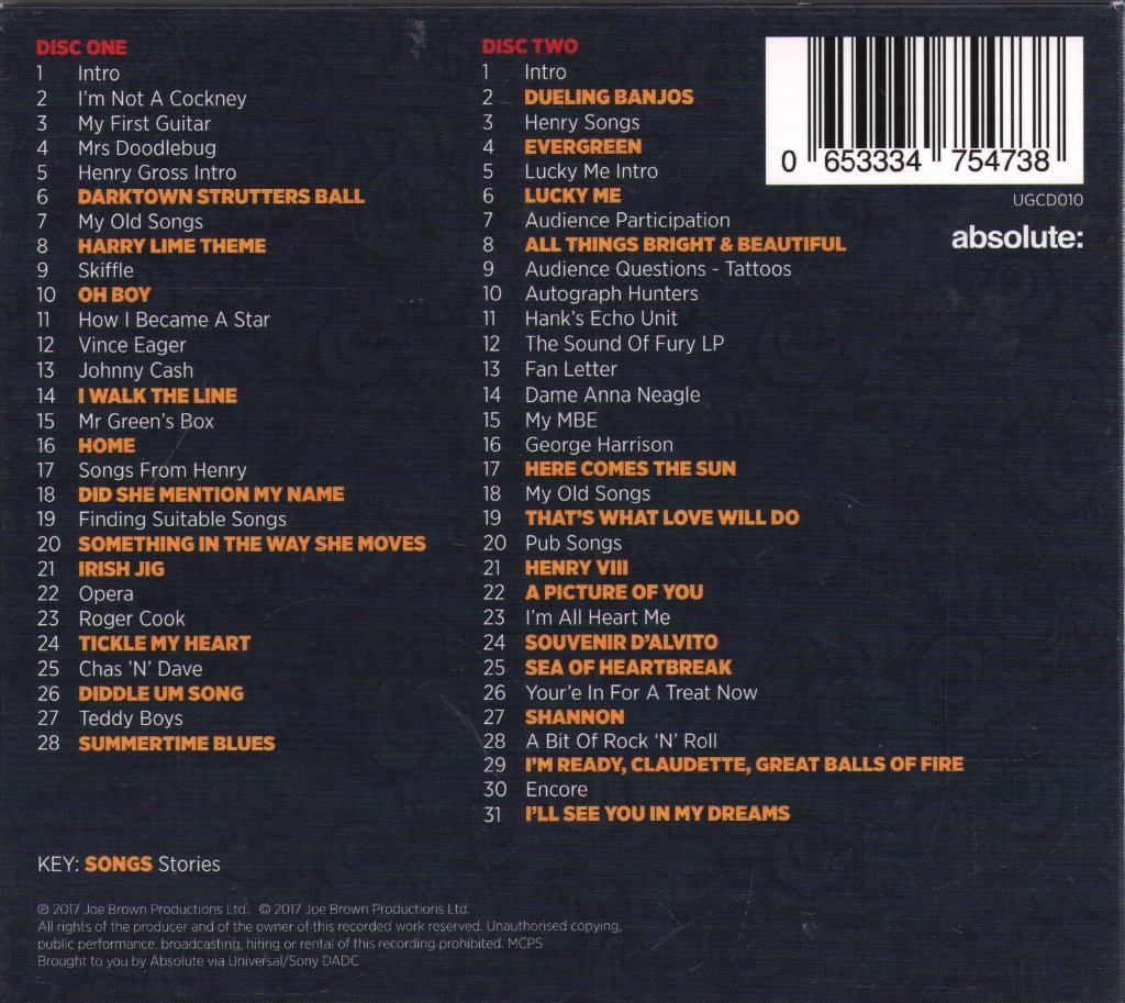 Joe Brown - Just Joe - Double Cd