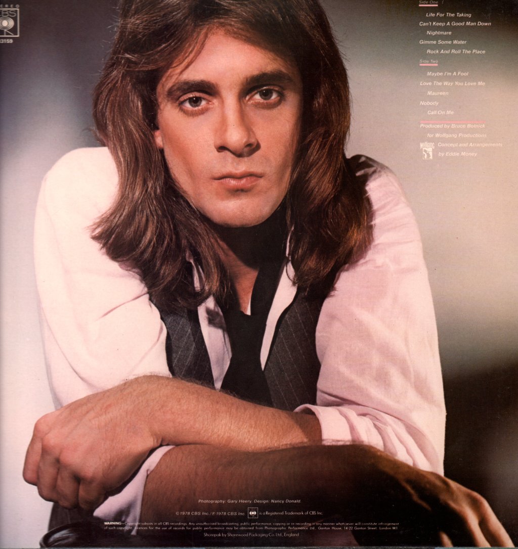 Eddie Money - Life For The Taking - Lp