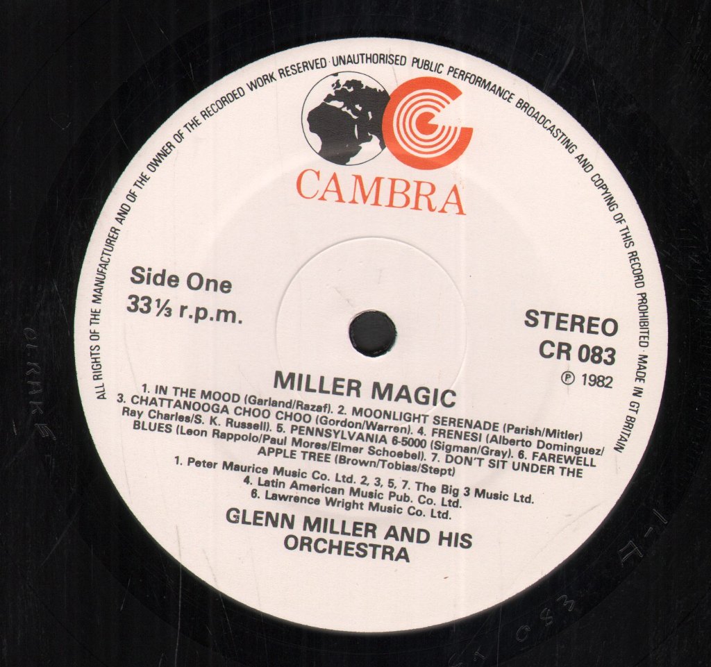 Glenn Miller And His Orchestra - Miller Magic - Double Lp