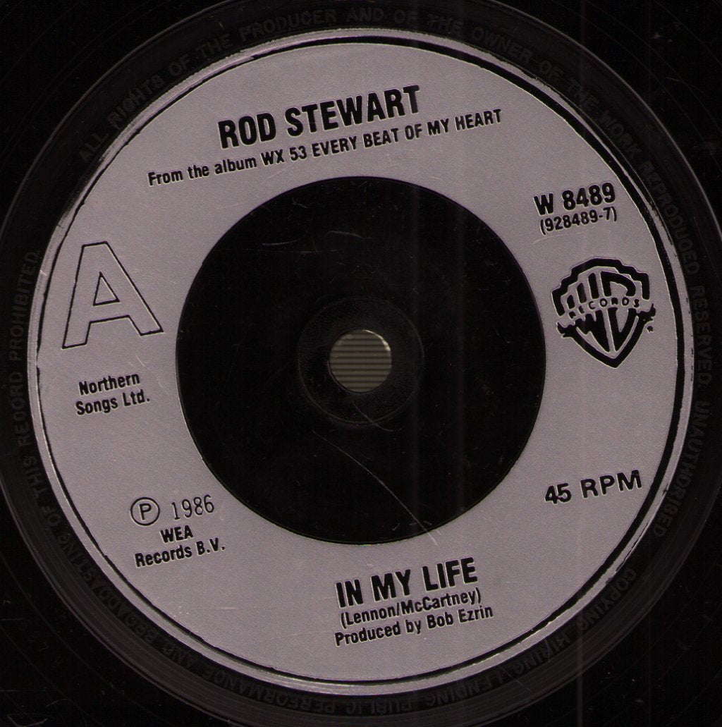 Rod Stewart - In My Life / In My Own Crazy Way - 7 Inch