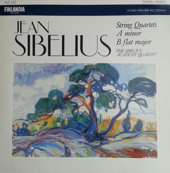 Sibelius Academy Quartet - sibelius String Quartets A Minor / B Flat Major - Lp