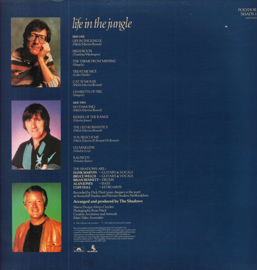 Shadows - Life In The Jungle - Lp